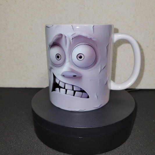 3-D Face - Coffee Mug