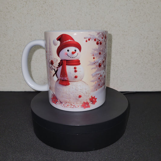 Red Snowman - Coffee Mug