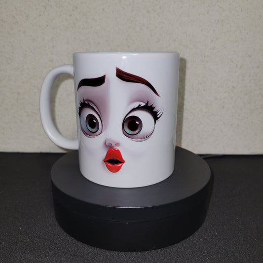 3-D Face - Coffee Mug