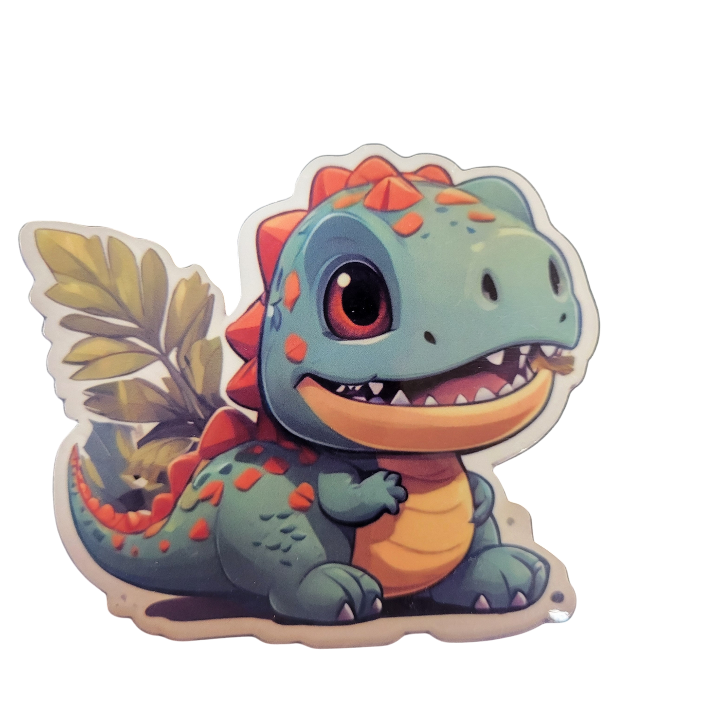 Turquoise Dragon Sticker