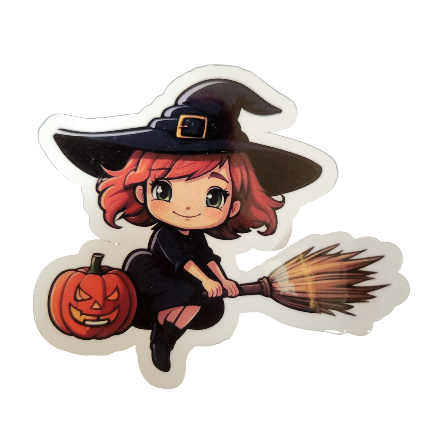 Halloween Witch Vinyl Sticker