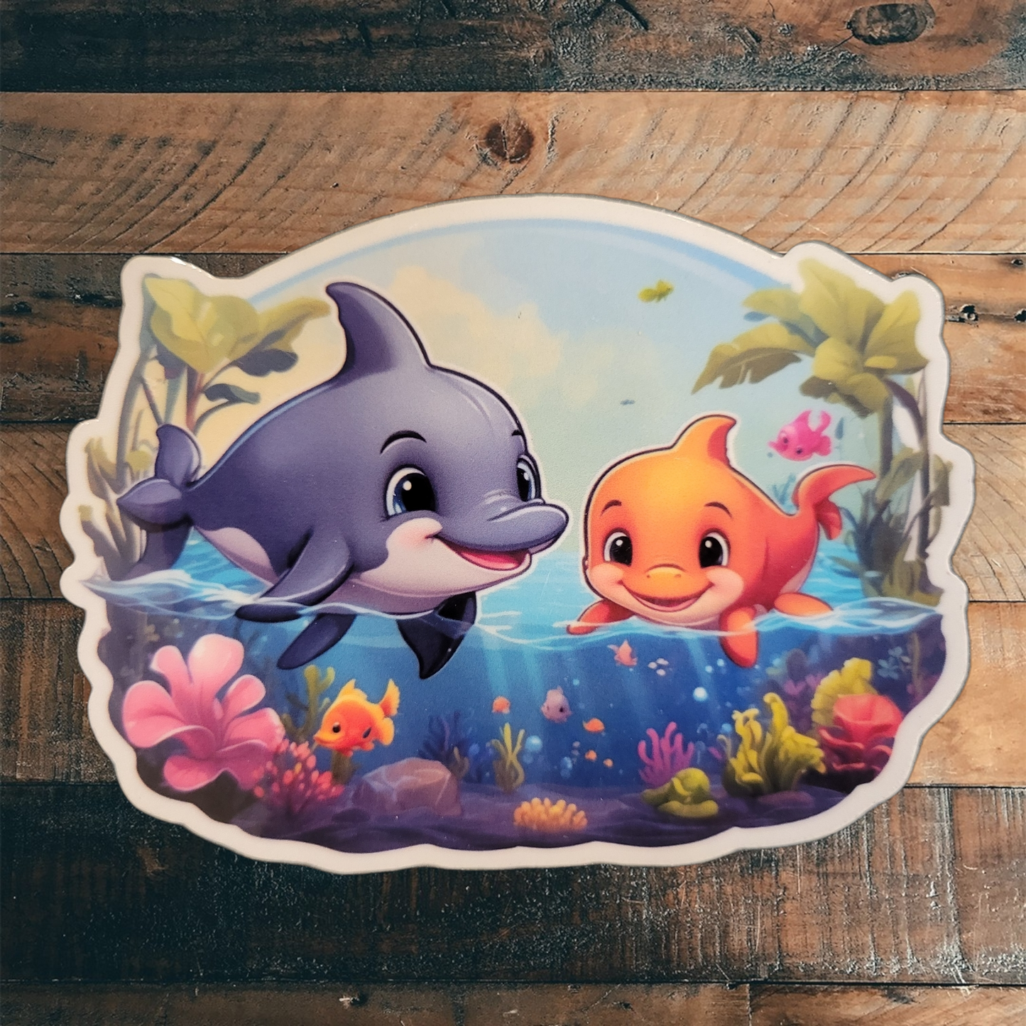 Dolphin Vinyl Sticker