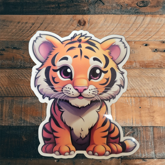 Tiger Vinyl Sticker