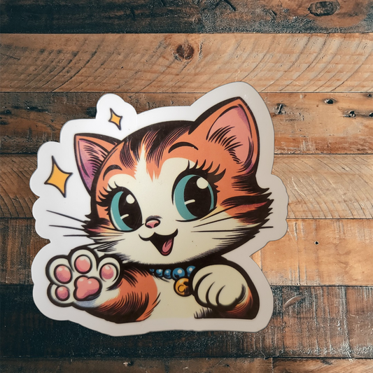 Cat-4 Vinyl Sticker