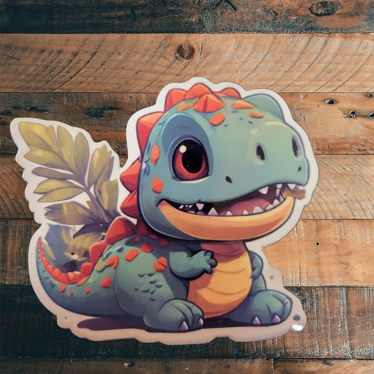 Turquoise Dragon Sticker