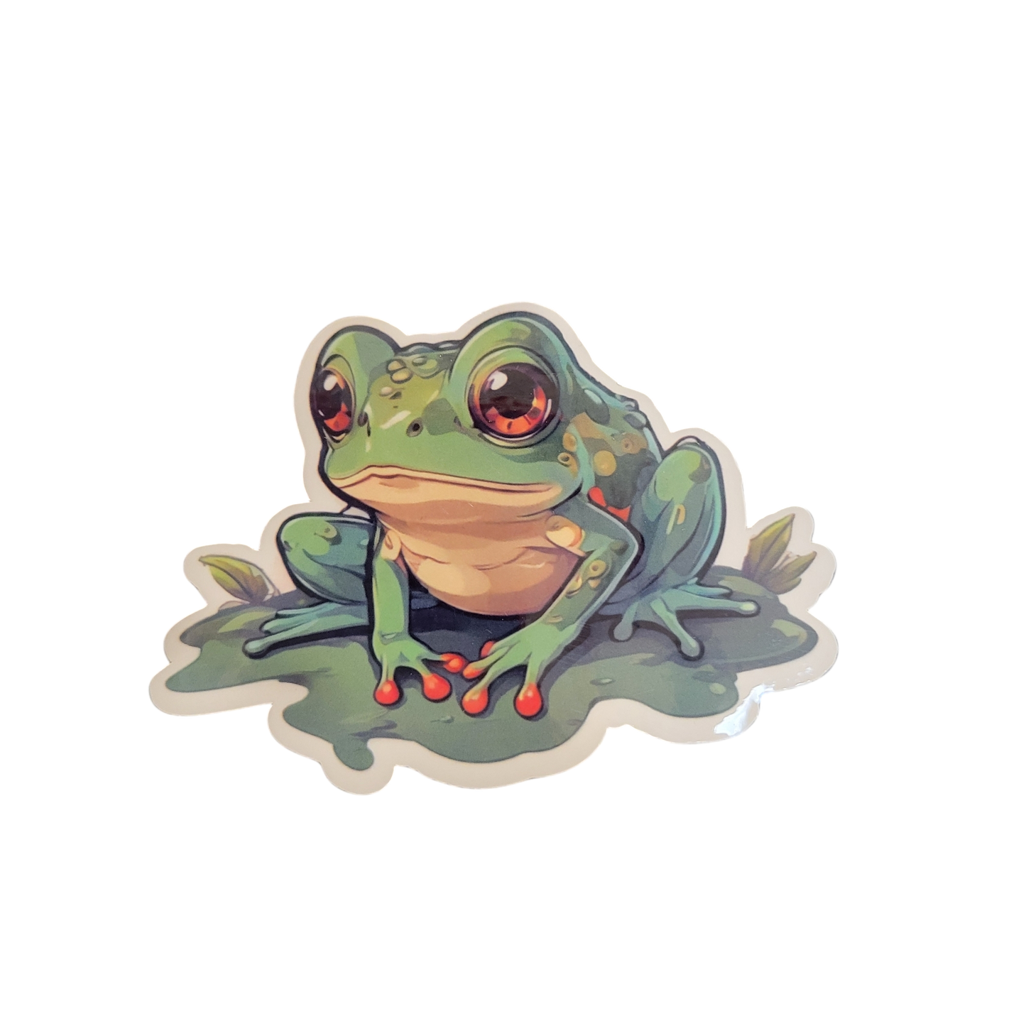 Frog Vinyl Sticker