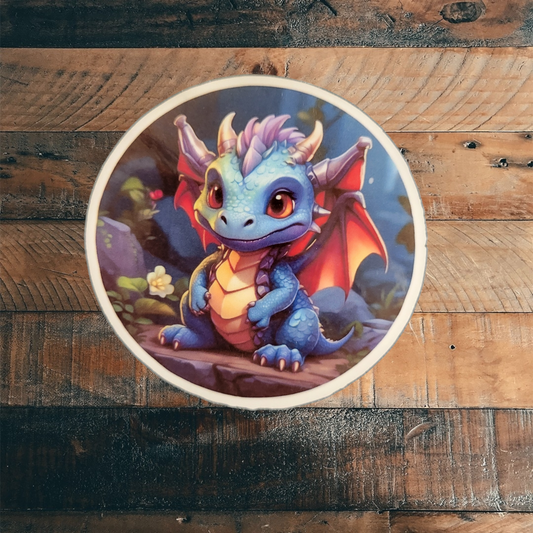 Blue Dragon Sticker