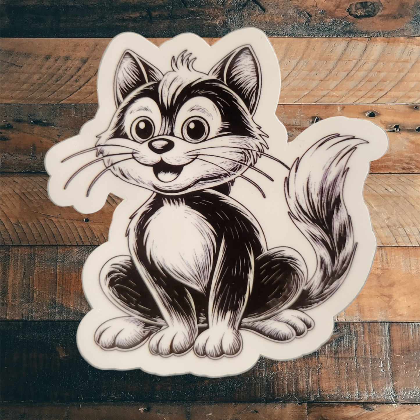 Racoon Vinyl Sticker