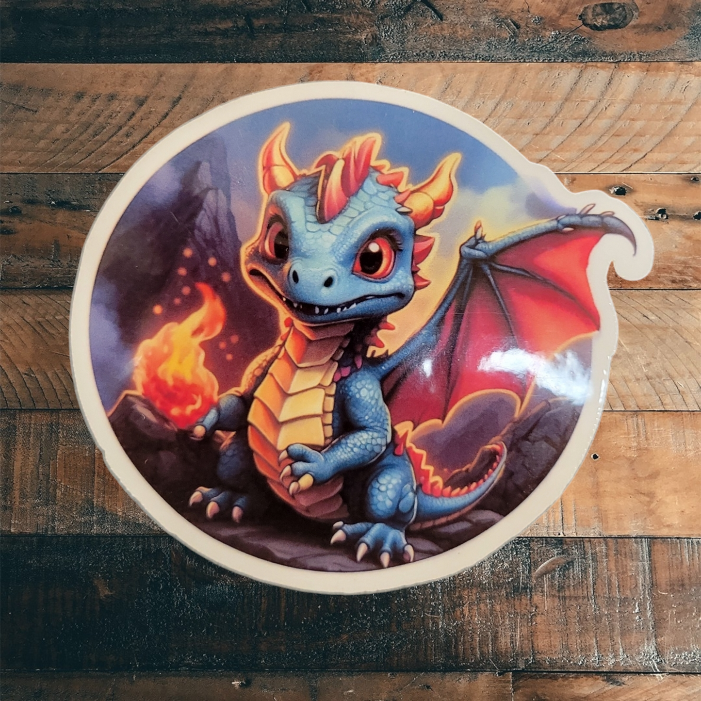 Blue Dragon-2 Sticker