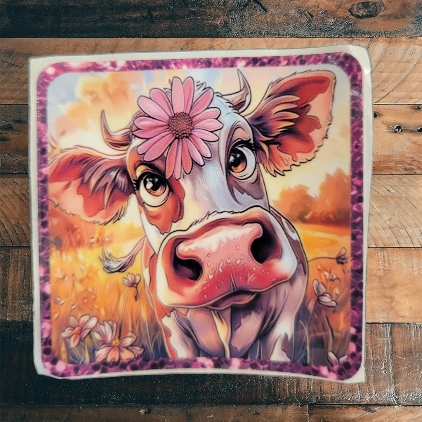 Cow Vinyl Sticker