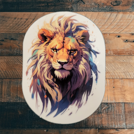 Lion Vinyl Sticker