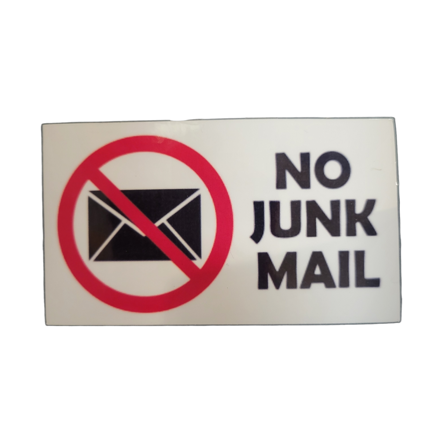 No Junk Mail Vinyl Sticker