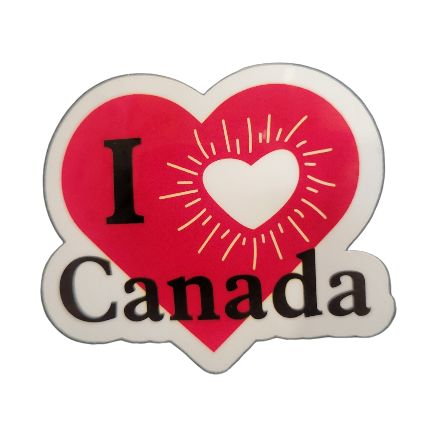 I Love Canada Vinyl Sticker