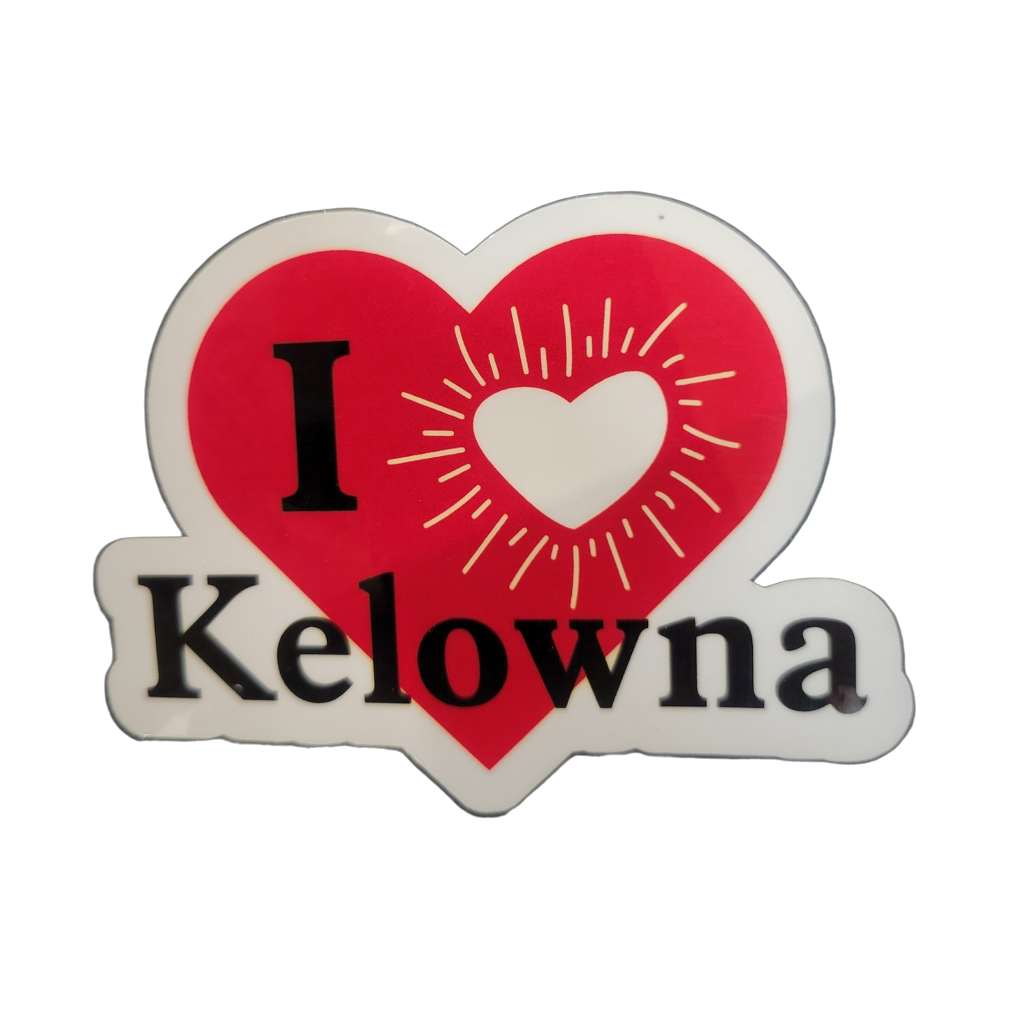 I Love Kelowna Vinyl Sticker