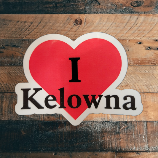 I Love Kelowna - Vinyl Sticker