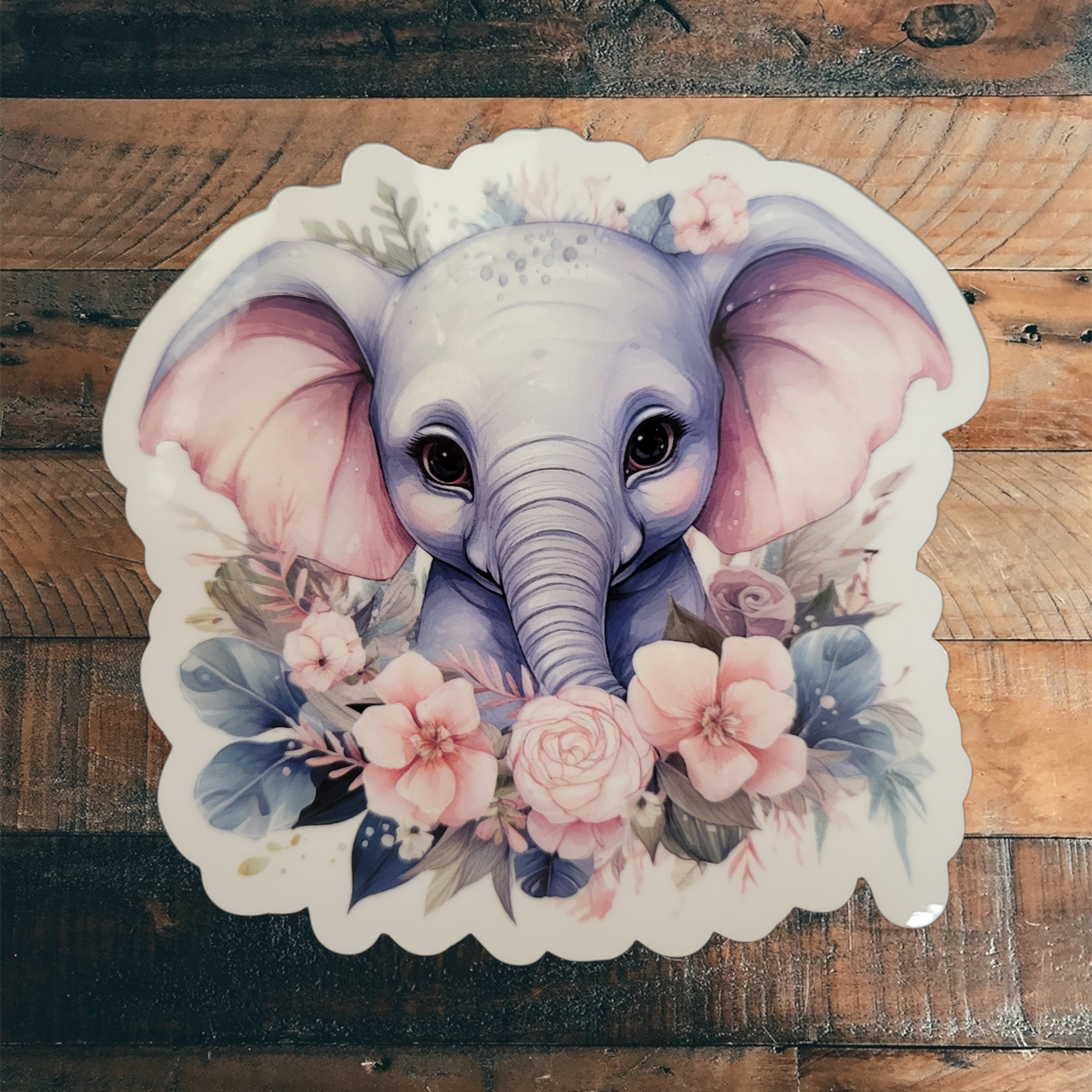 Elephant Vinyl Sticker