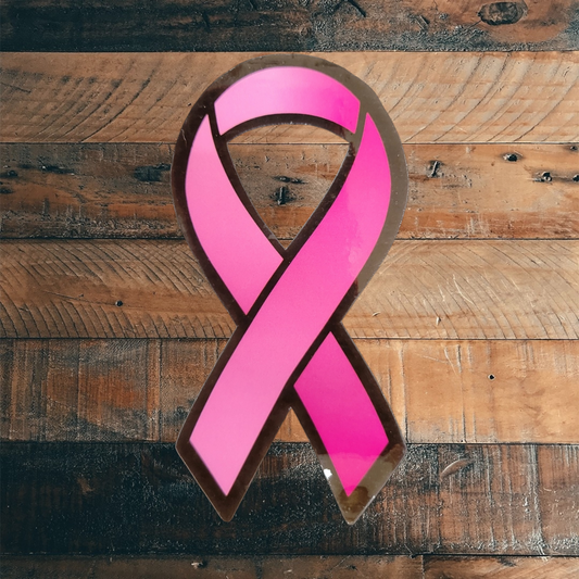 Pink Ribbon - Vinyl Sticker