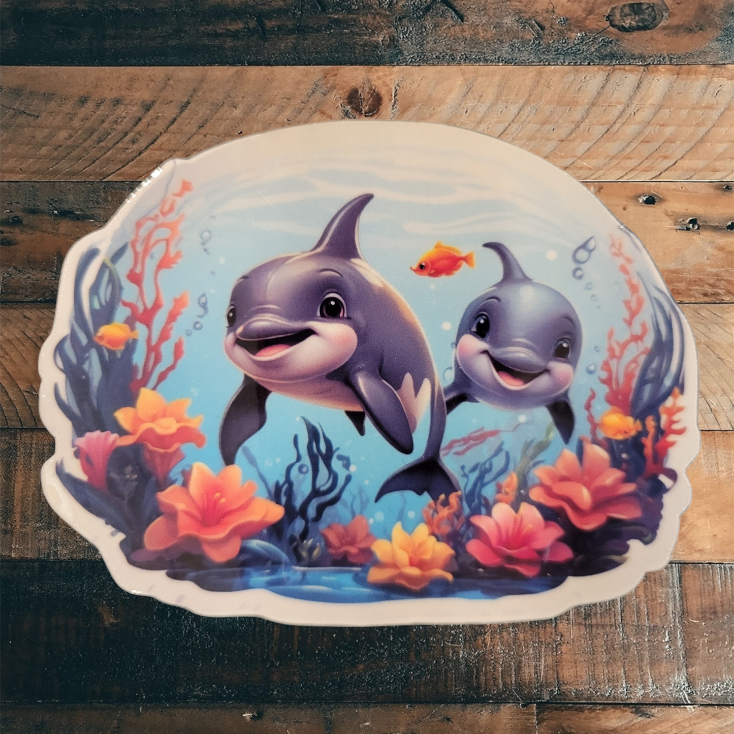 Dolphins Vinyl Sticker