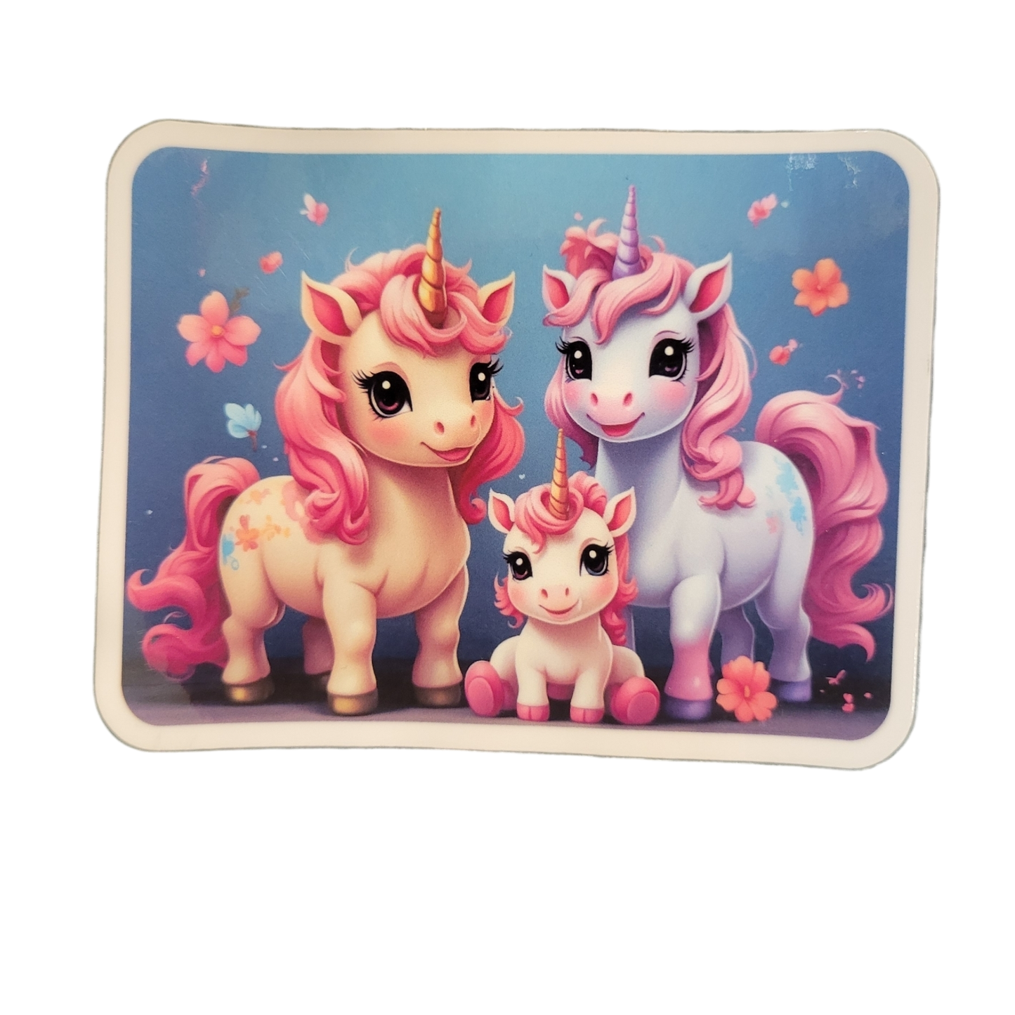 Unicorn Family Vinyl Sticker