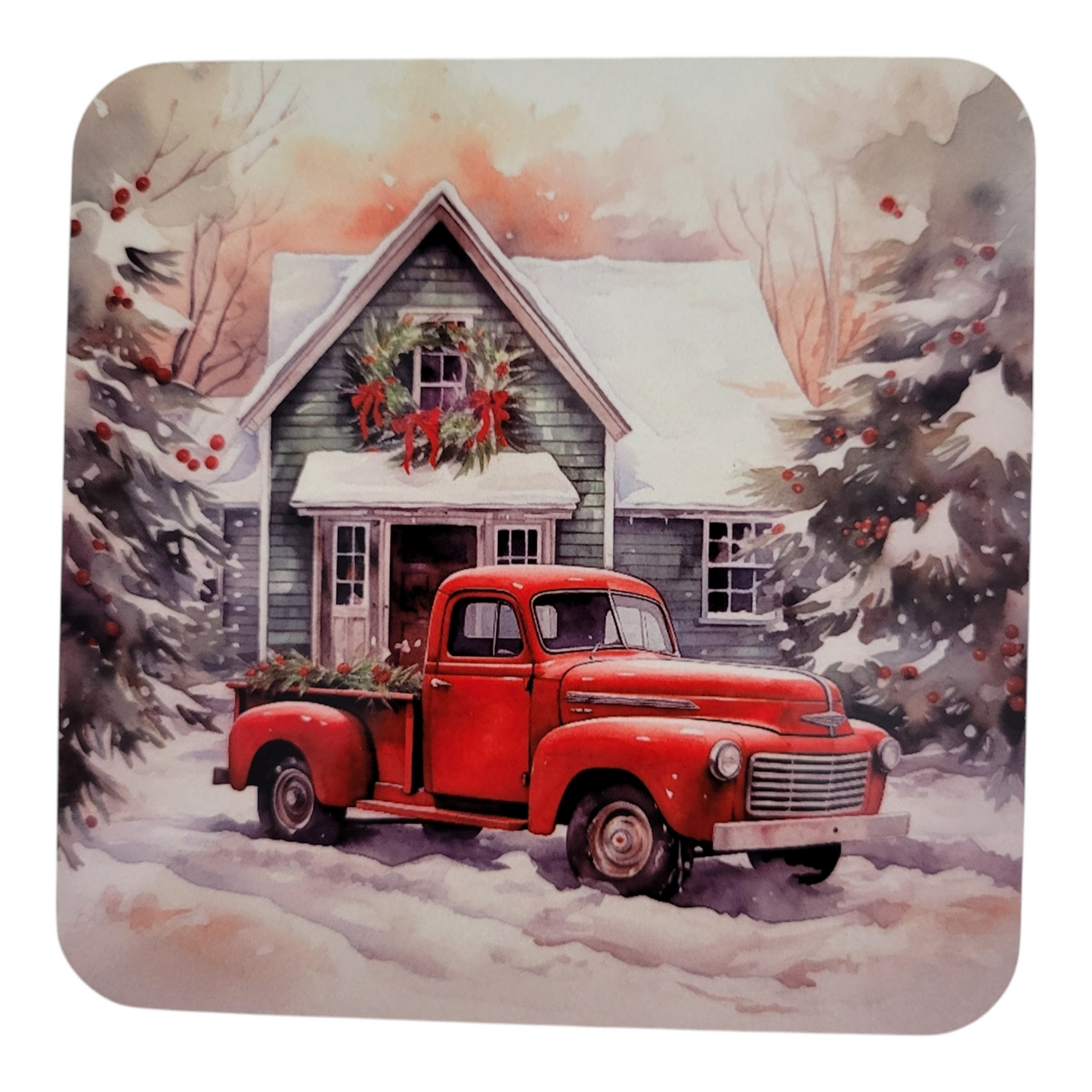 Red Truck Coaster