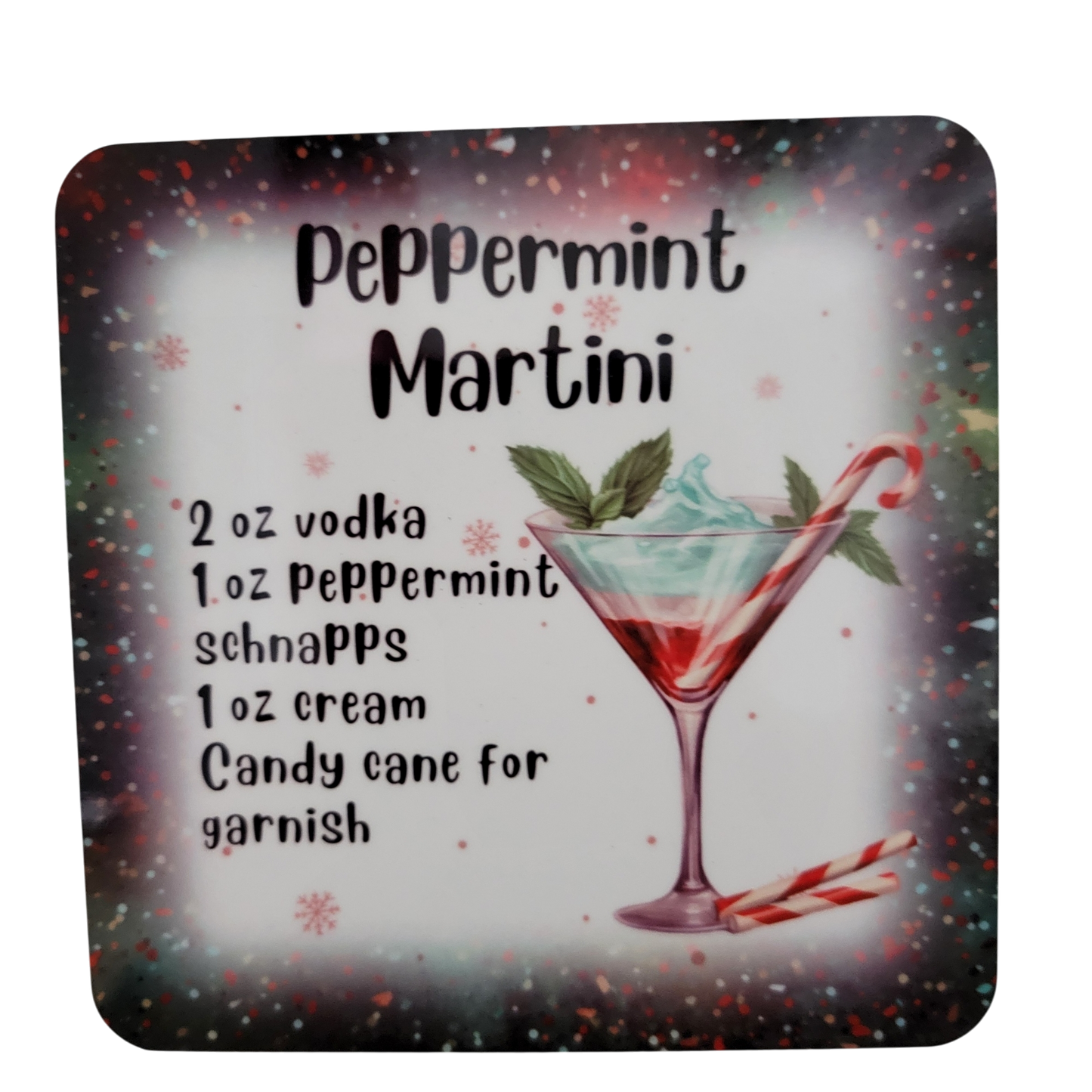 Peppermint Martini - Coaster