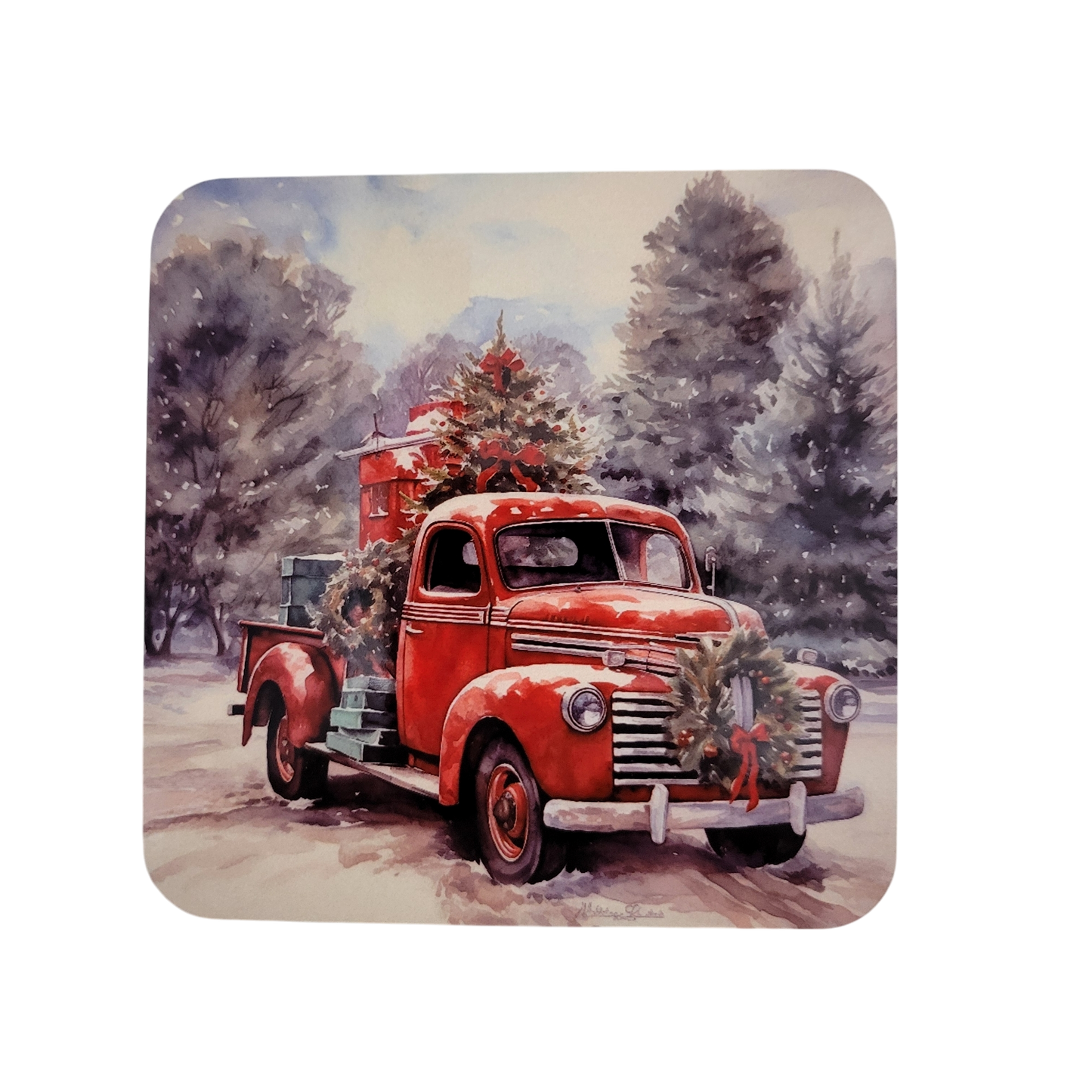 Red Truck 5 - Coaster