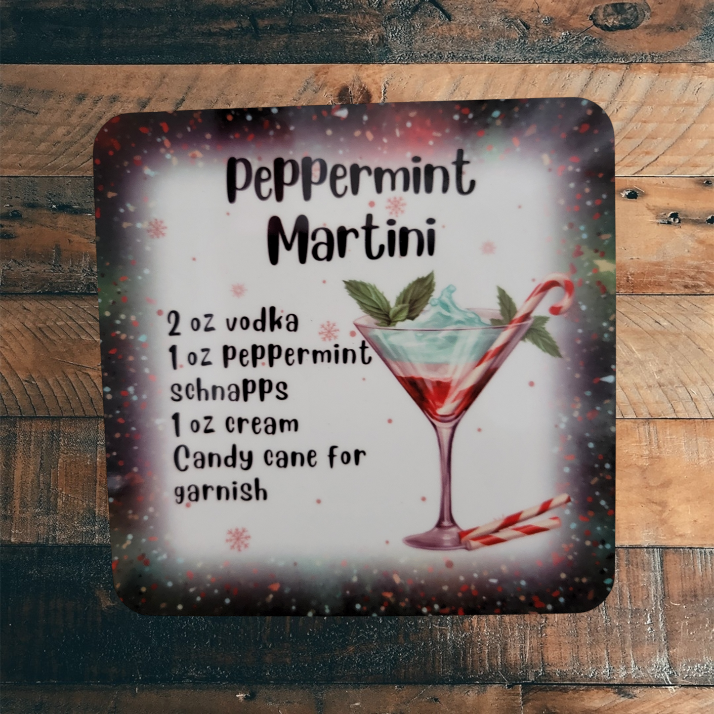 Peppermint Martini - Coaster