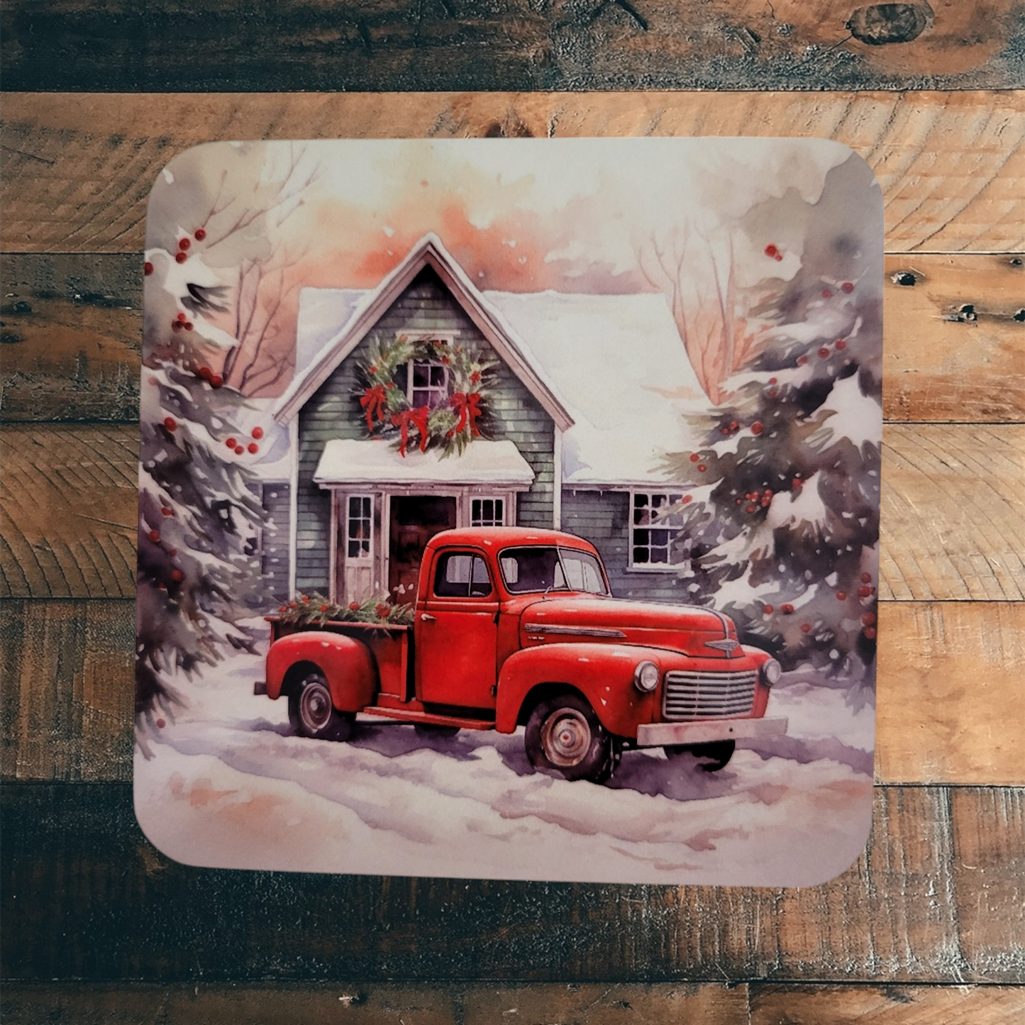 Red Truck Coaster