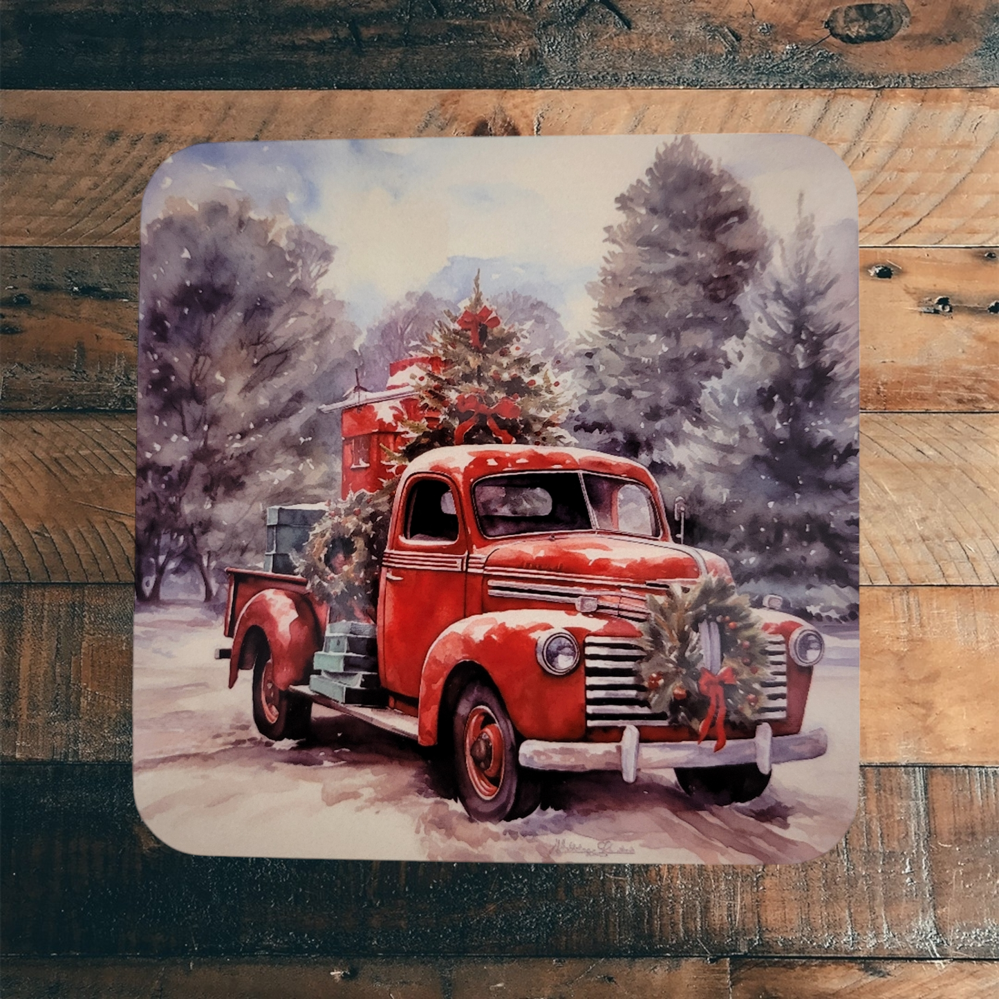 Red Truck 5 - Coaster