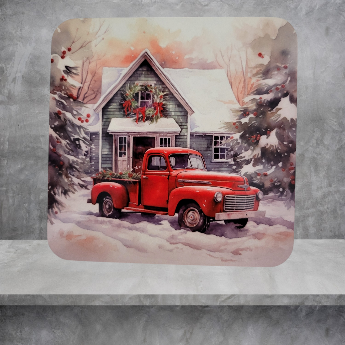 Red Truck Coaster