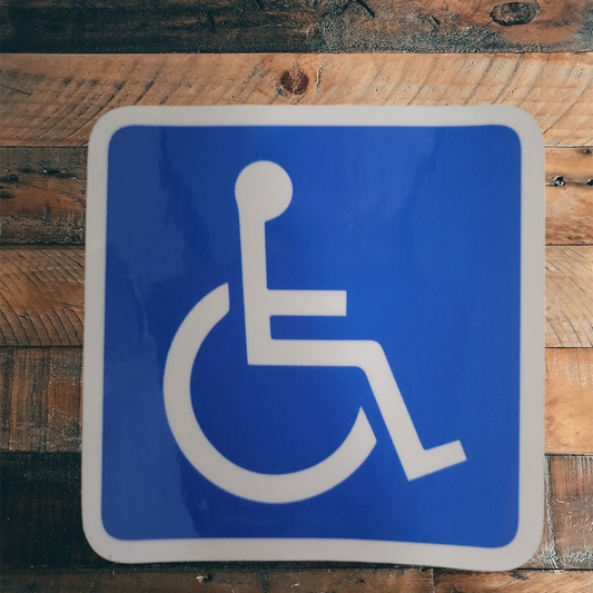 Handicap Vinyl Sticker